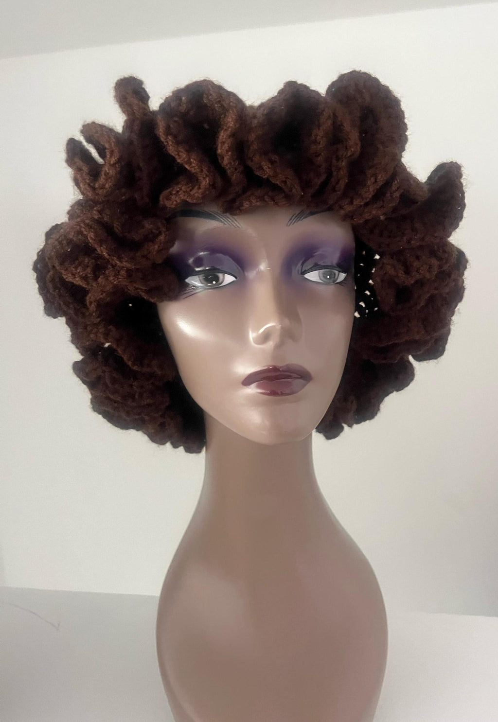 Deep Brown Ruffle Hat - Unique, Neutral Bucket Hat