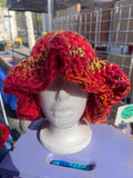 Sunset Colored Ruffle Hat - Unique, Colorful Bucket Hat