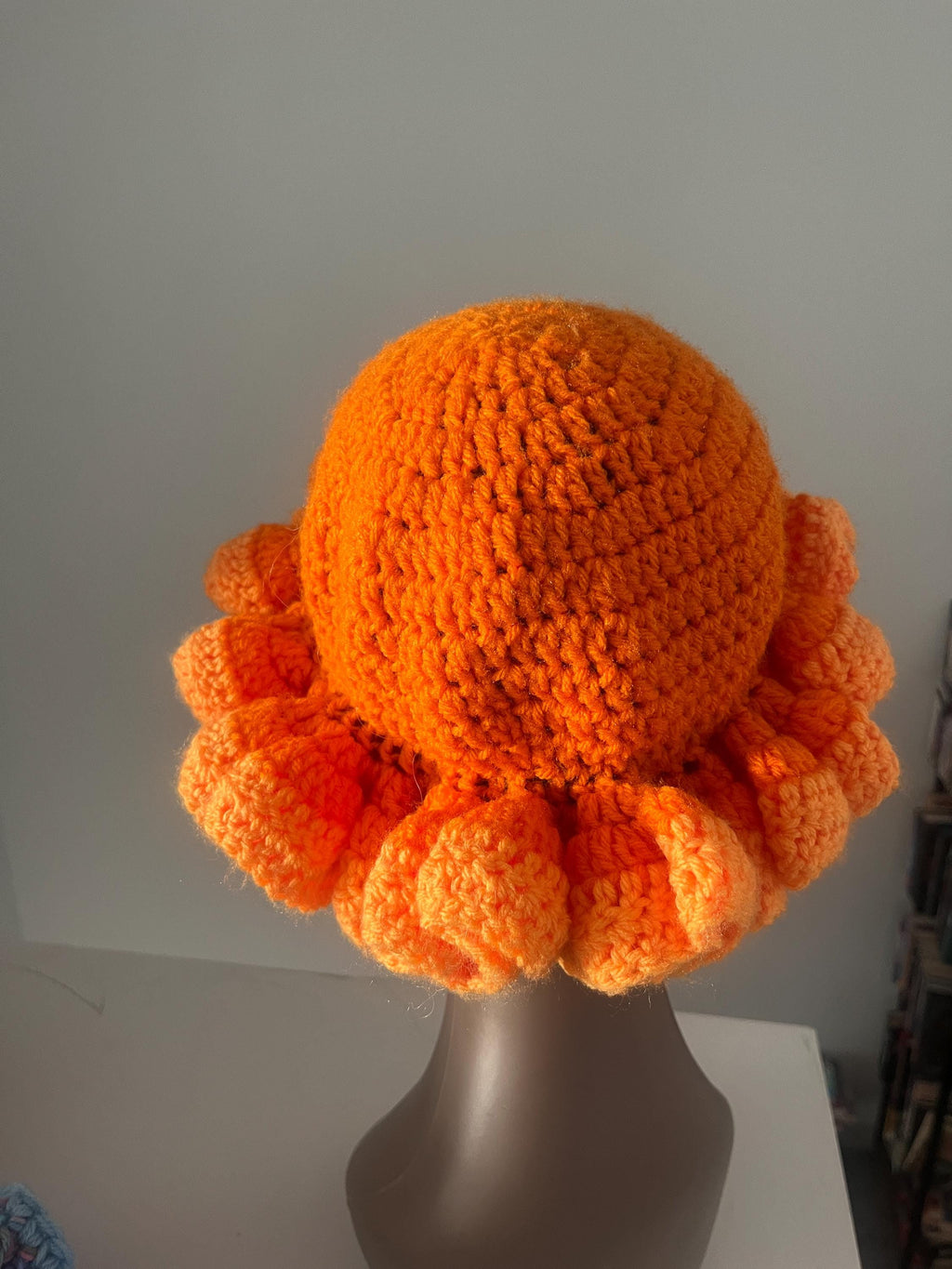 Ombre Orange Ruffle Hat - Colorful and Unique Bucket Hat